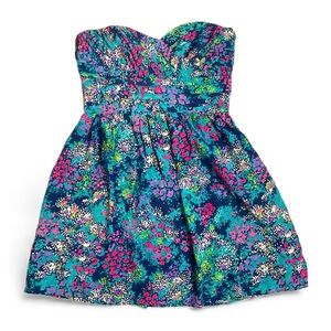 Shoshanna Silk Floral Fit and Flare Dress